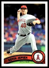 Kevin Jepsen 2011 Topps Update #US198 Angels MLB READ FREE SHIPPING AutographDen