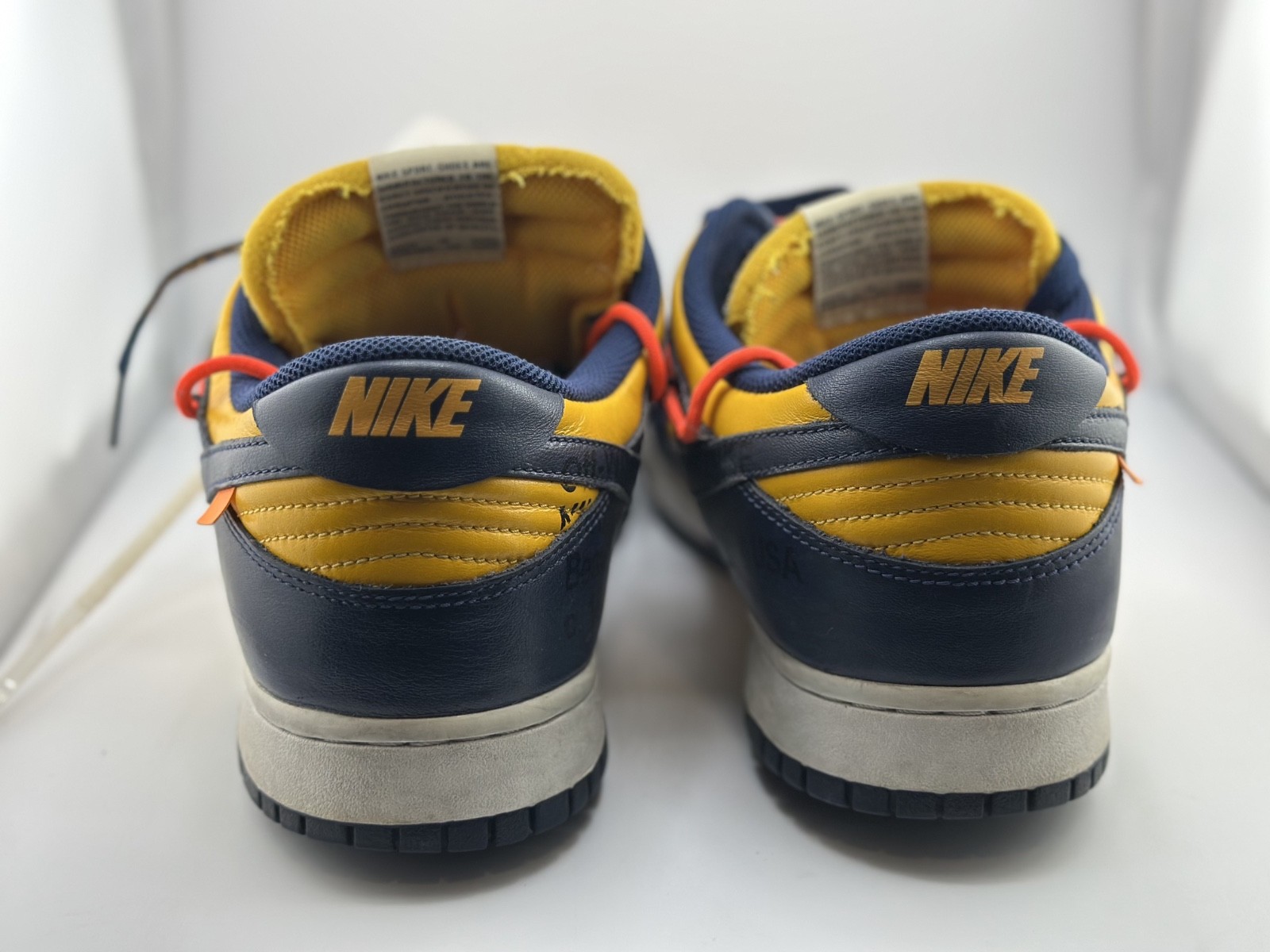 OFF WHITE X NIKE Taglia 13 Nike Dunk Low x OFF WHITE University G 2019