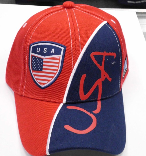 NEW RED / BLUE USA SOCCER CAP ADJUSTABLE eBay