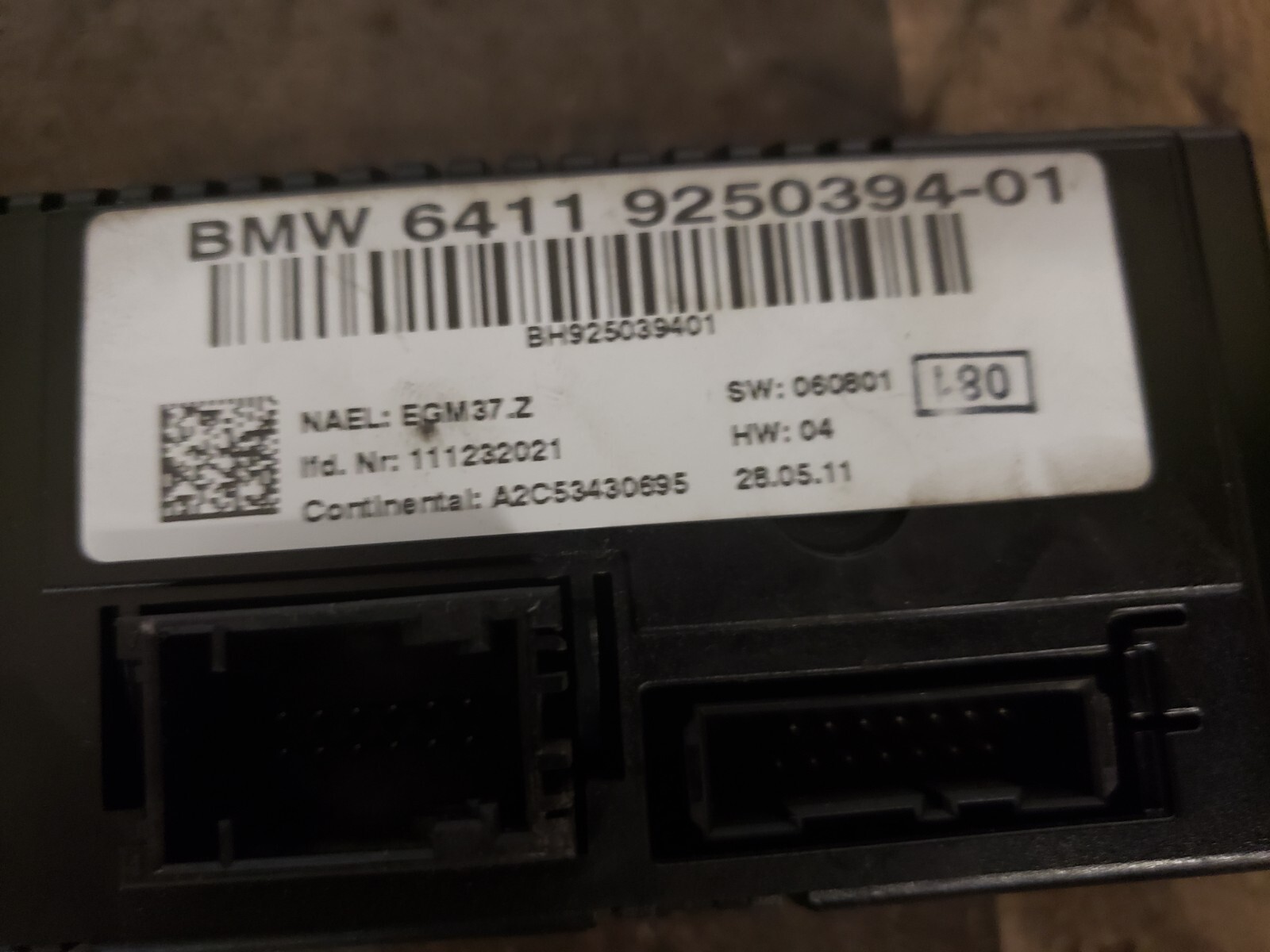 BMW 3 Series E90 Climate AC Control Panel Unit 9250394 for sale online eBay