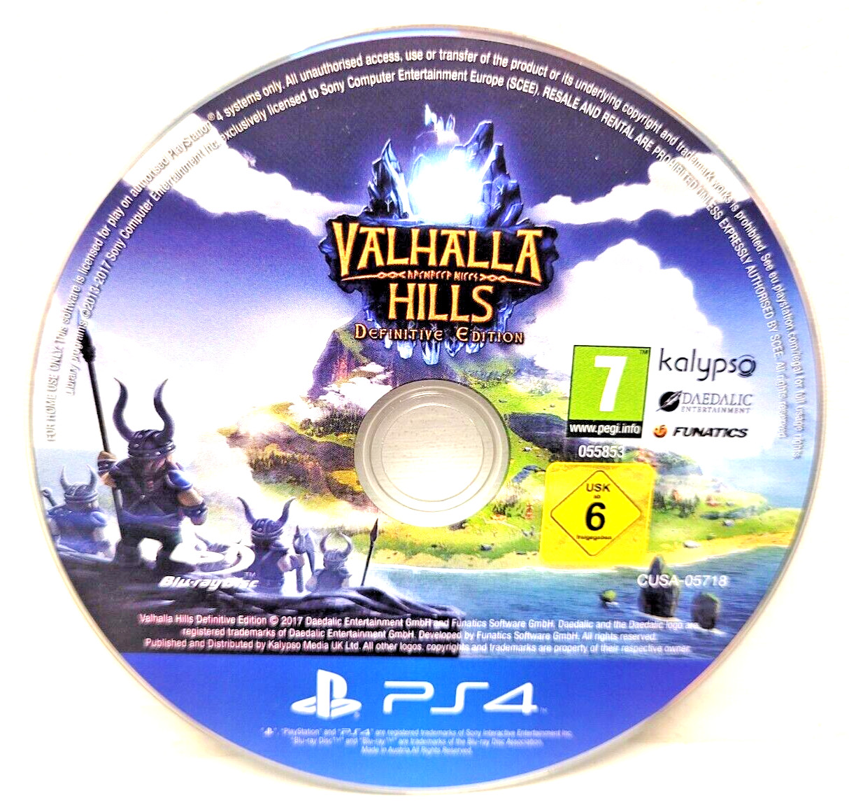 PS4 Valhalla Hills Definitive Edition DISC ONLY (PS5 Compatible) Cheap