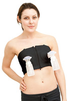 Simple Wishes Hands Free Double Pumping Bustier - Xs To L, Black Simple Wishes Hands Free Double Pumping Bustier - Xs To L, Black
