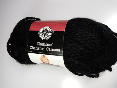 Loops & Threads Charisma Yarn 100 % Acrylic - Black-109 Yards