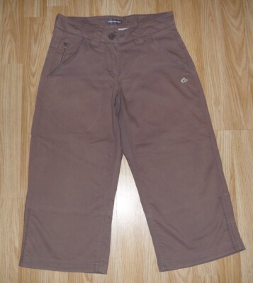Women's Craghoppers 3/4 Cropped Brown SOLARDRY Walking