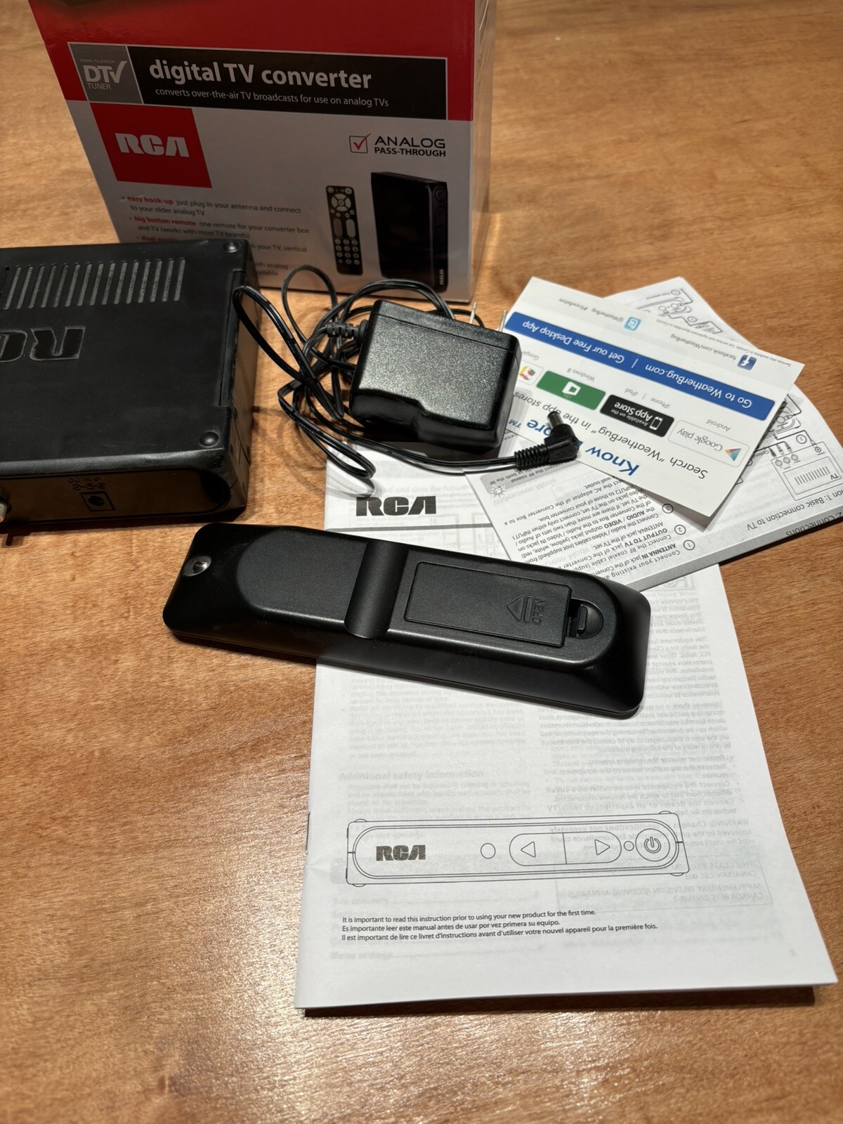 RCA DTA800B1 DigitaltoAnalog TV Converter Box 62118480037 eBay