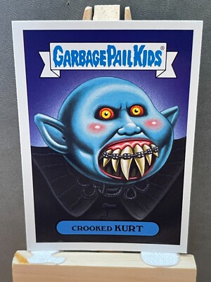 2019 Garbage Pail Kids Stephen King Retro Horror Sticker #13b Crooked Kurt