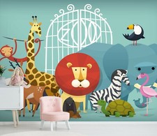 3D Animals 1496NA Wallpaper Wall Murals Wall Paper Wall Print Decal Mural Fay