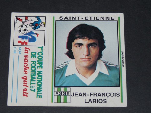 Autocollant Vache Qui Rit Football 1981 – Panini – Tigana – Olympique Lyonnais