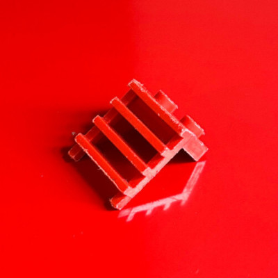 Lego Eisenbahn Leiter 4175 Treppe Zaun rot Classic Space Leiterstein