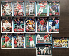 2024 TOPPS SERIES 1 BASE TEAM SET BOSTON RED SOX QTY