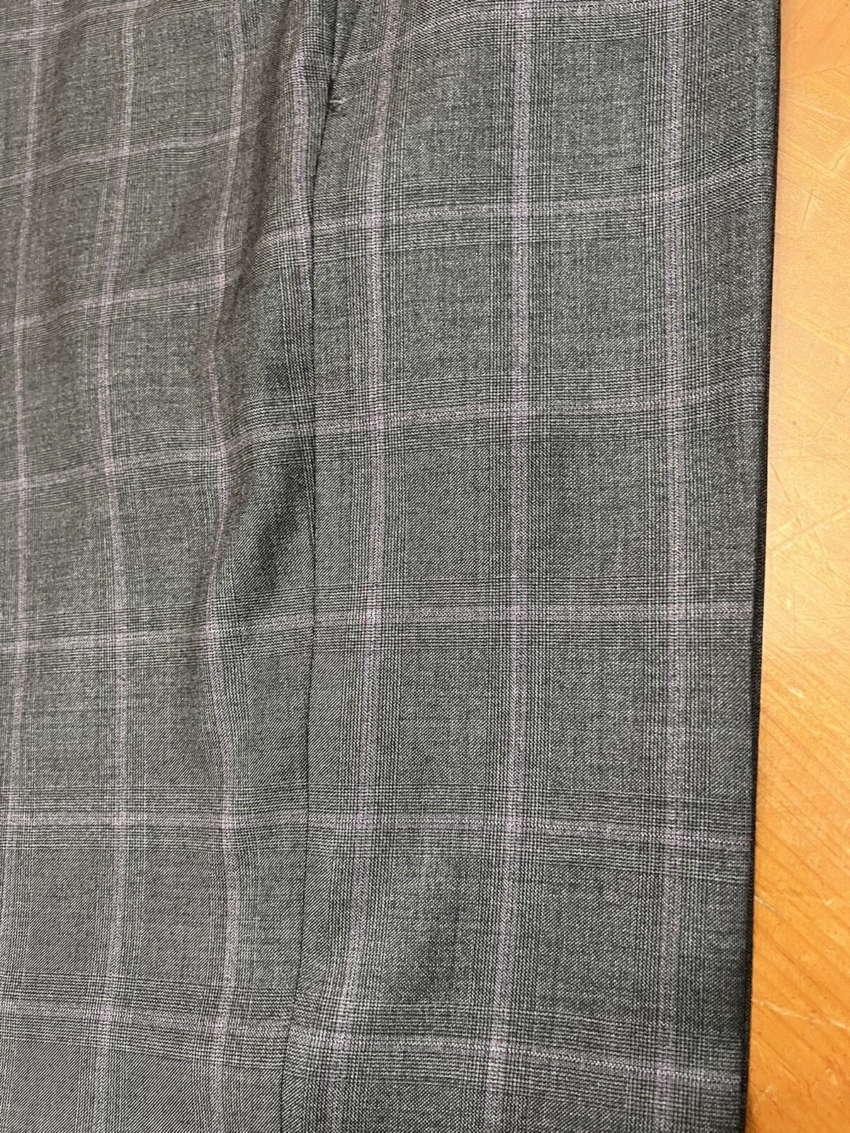 Made in USA from Italian Wool, Jos. A. Bank Reserve 40 R (34 Waits), Grey plaid image 4