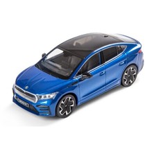 Original Skoda Enyaq Coupé RS 1:43 Modellauto Race Blau Miniatur 5LE099300F5W