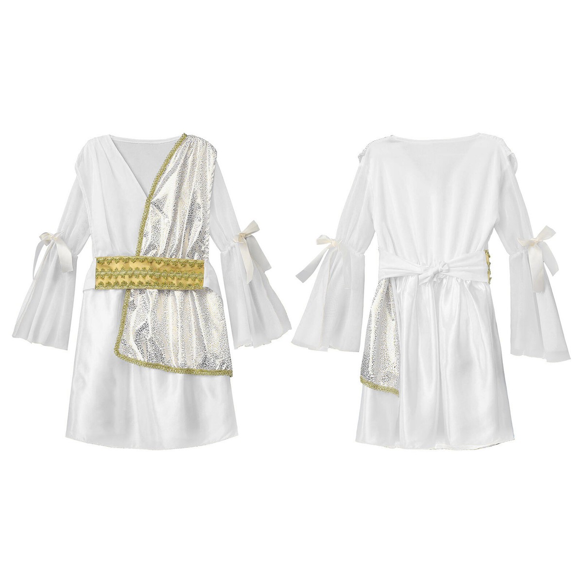 Girls Hawaiian Princess Alien Dog Costume - Cosplay Dress With Ears Headband & Heart Sunglasses For Kids Dress-Up