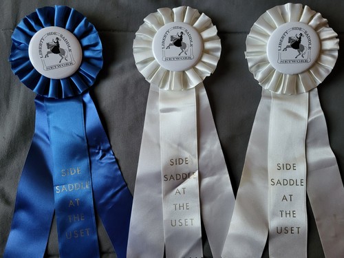 Side Saddle at the USET Horse Show Ribbons Awards Equestrian Events