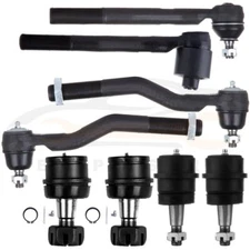 Front Upper Lower Ball Joints Tie Rod Ends Kit For 1999-2004 Jeep Grand Cherokee