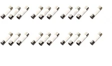 Vigor Source 20pcs T5A 250V Ceramic Fuses 5x20mm 5A 250V Slow-Blow