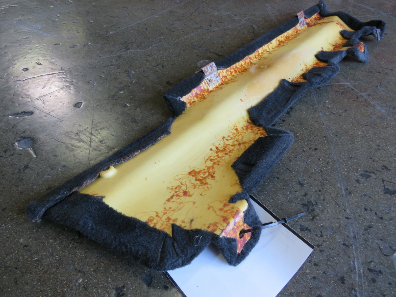 Ferrari 612 Scaglietti, RH, Right, Rear Door Sill Trim Panel, Used, P/N 67840200