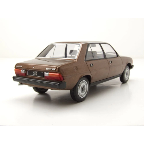PEUGEOT 305 1977 BROWN 1:24 Whitebox Auto Stradali Modellino - Imagen 2 de 3