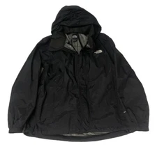 The North Face Resolve Jacket Men Large Black Nylon Rain HyVent AR9T Lightweight