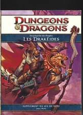 JDR RPG ROLEPLAYING GAME / D&D 4 / DUNGEONS AND DRAGONS 4 THE DRAKEIDES