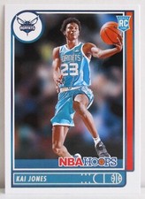Kai Jones 2021-22 Panini NBA Hoops RC Rookie Card #230 Charlotte Hornets