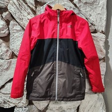 NORTH FACE Boys' Boundary Triclimate 3-in-1 Waterproof Jacket, Red/Black L 14/16