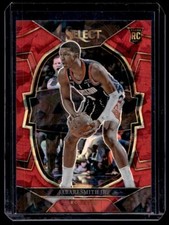 2022 Select Jabari Smith Jr. Red Cracked Ice Prizm Concourse RC #69 Rockets