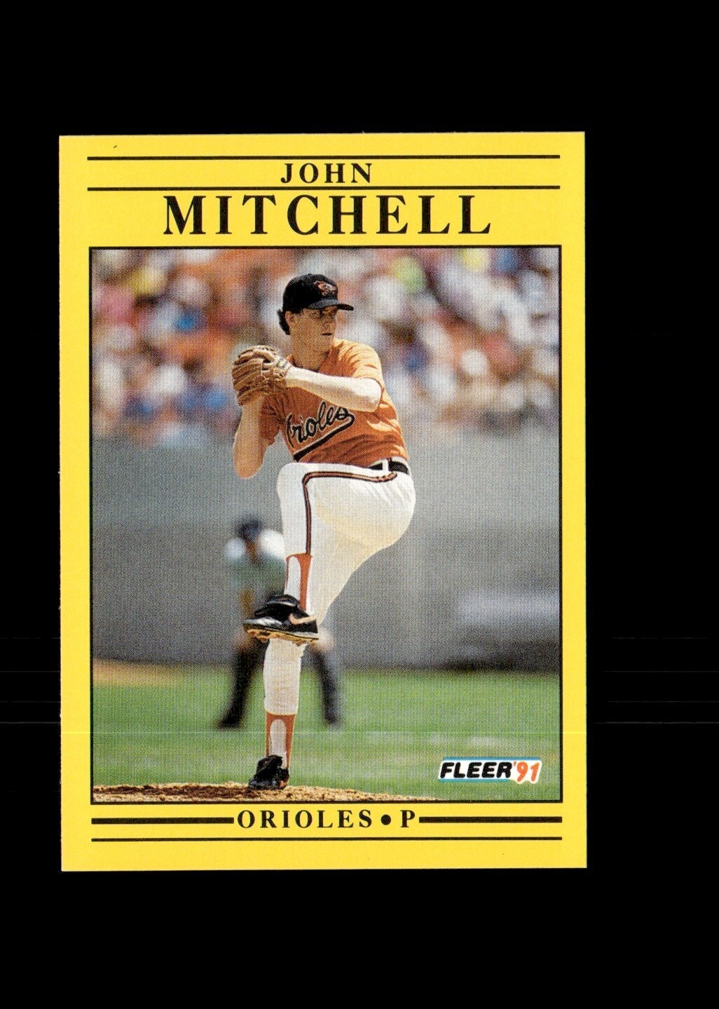 1991 Fleer - #485 John Mitchell