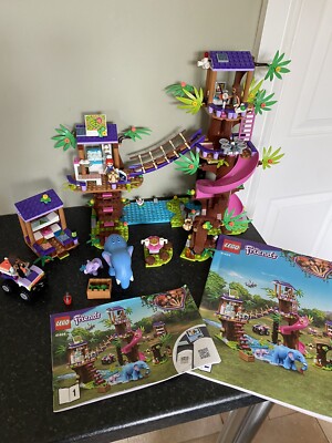 LEGO Friends Jungle Rescue Base Retired set 41424 Complete Set No Box  UK