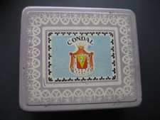 Caja metálica condal. Infusiones, té