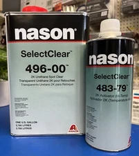 NASON SelectClear Kit 496-00 Hi Temp Activator 483-79 Urethane Spot Clear