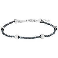 Julie Julsen-Armband 925/- Silber Rhodiniert 55 HäMatitperlen Silberakzente