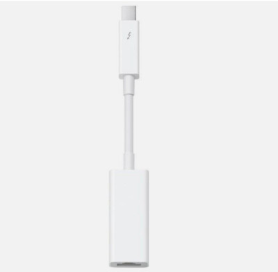 Apple Thunderbolt to Gigabit Ethernet Adapter RJ-45 MD463LL/A MODEL: A1433