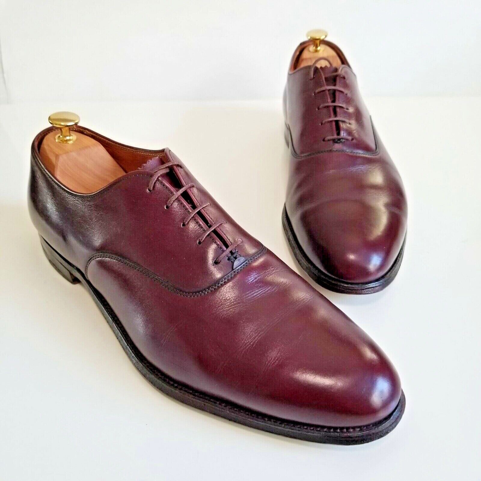 Alden 933 Burgundy Calfskin Plain Toe Bal | Alden Model Project