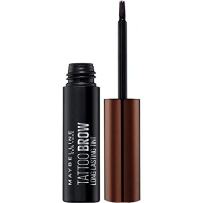 Dark Brown Eyebrow Color Tattoo Brow Peel Off Tint Semi Permanent Gel 0.16 Oz