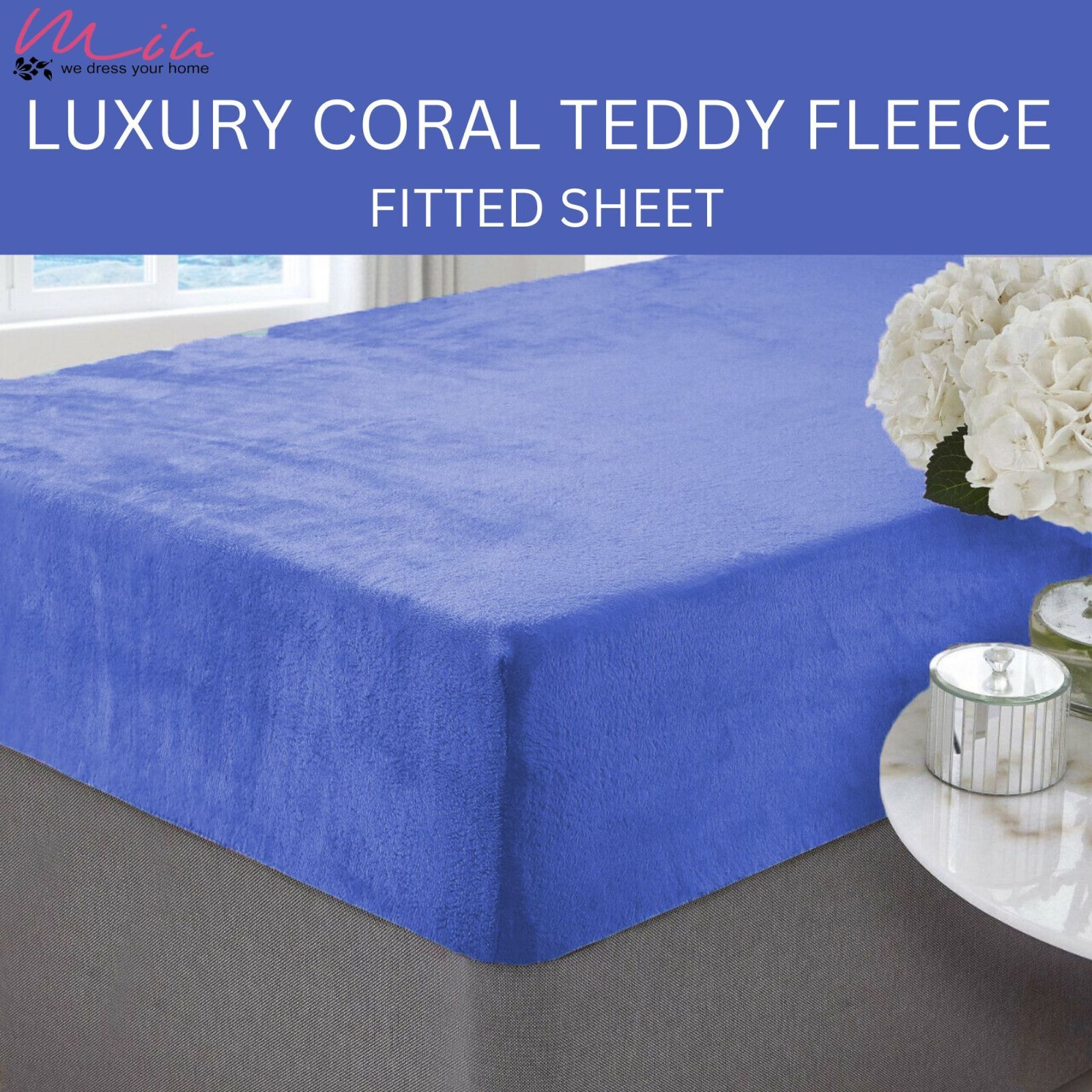 Thermal Warm Teddy Fleece Fitted Sheet Premium Hot Shaggy Fur Double King Size eBay