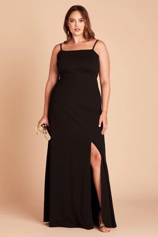 Birdy Grey BENNY DRESS CREPE BLACK CURVE 1X NEW NWT WEDDING BRIDESMAID |  eBay