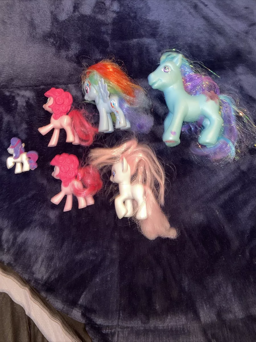 Vintage My Little Pony Toy Lot Of 6 Rare MLP Ponies