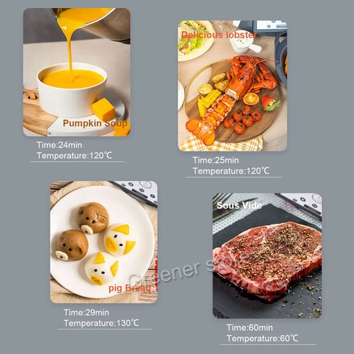 Electric Stir Fry Machine Blender Mixer Automatic Kitchen Robot Smart Cooker - Foto 9 di 15