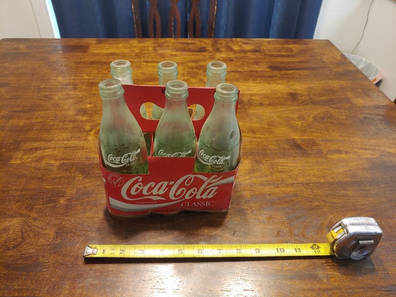 Vintage Coca Cola  Bottles With  Holder