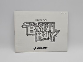 Adventures of Bayou Billy (Nintendo NES, 1989) CIB! Tested! Super Clean! 