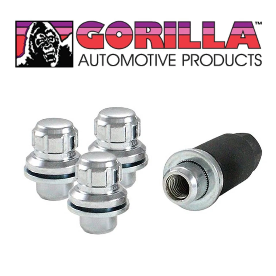 Gorilla Chrome Wheel Locks Toyota Lexus Factory Style 12mm x 1.50 Lug Nut 73631T - Image 2 of 4