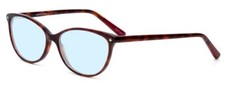 Marie Claire MC6205-TOR Blue Light Eyeglasses Cateye in Tortoise Brown Gold 54mm