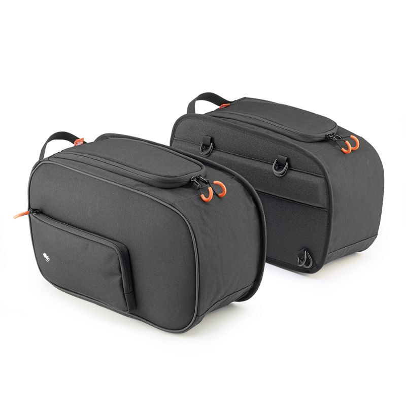 Sacoches latérales 17L noires Stryker 29x15x45cm pour moto