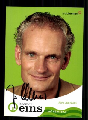 Jörn Albrecht Bremen One Autograph Card Original Signed ## BC 213981