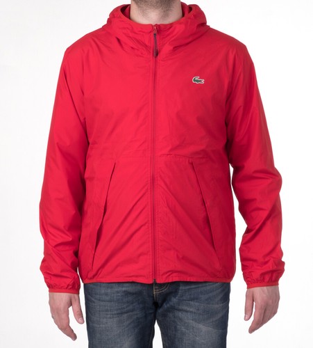 Mens Lacoste BH1520 Jacket Red - Size 
