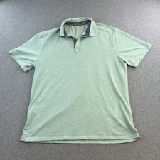 Tommy Bahama Polo Shirt Mens Medium Green Performance Golf Casual Lightweight