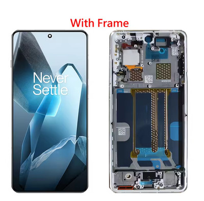 Für OnePlus 13 Original AMOLED Display LCD Bildschirm Touch Digitizer + Weißer Rahmen