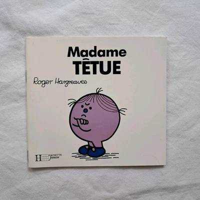 Livre Madame Têtue Roger Hargreaves Hachette 1992 - Photo 1/4