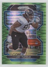 2021 Panini Prizm Rookie Neon Green Pulsar Prizm Jay Tufele #440 lw9